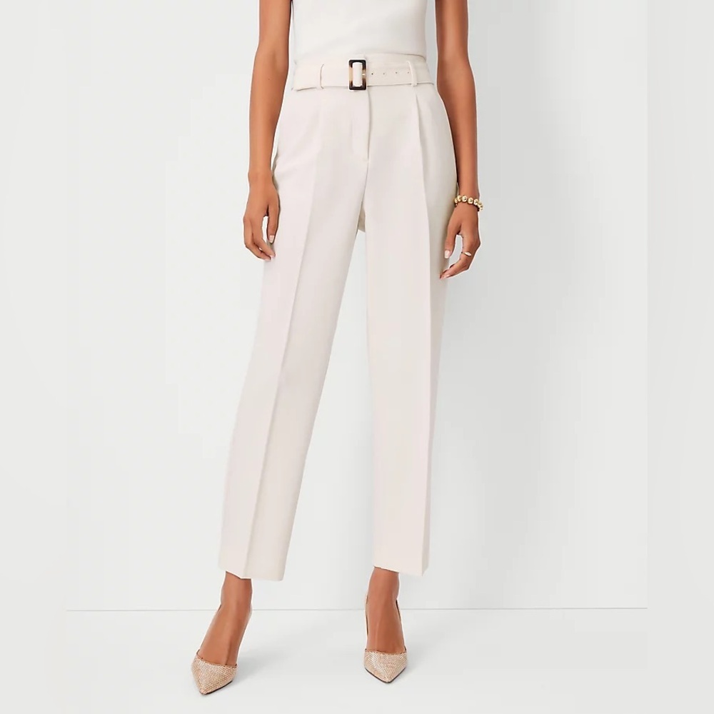 Ann Taylor The Belted Taper Pant NWT Size 14